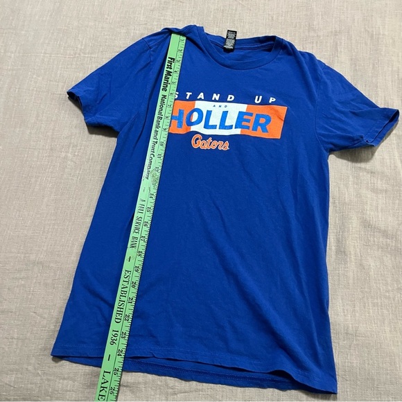 University Florida Gators Blue and Orange Stand Up Holler Student Tee Size XXS - Picture 4 of 6
